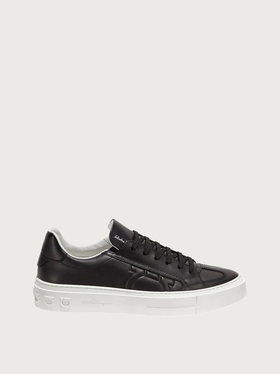 Brand New Men's Salvatore Ferragamo Ganinci Sneaker BORG{0697633