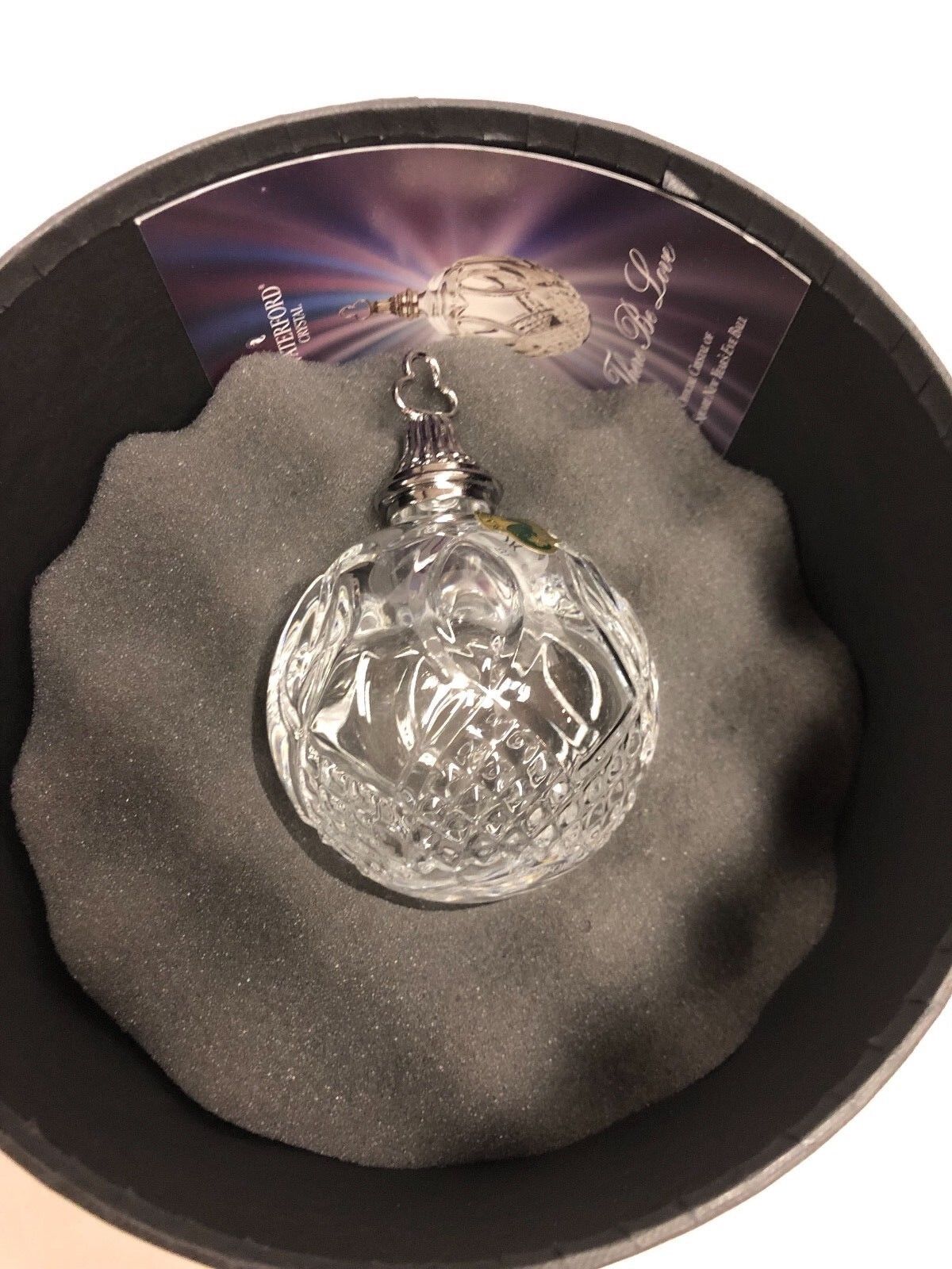 Waterford Crystal 2011 Times Square Ornament Love with Box Okazja, tanio