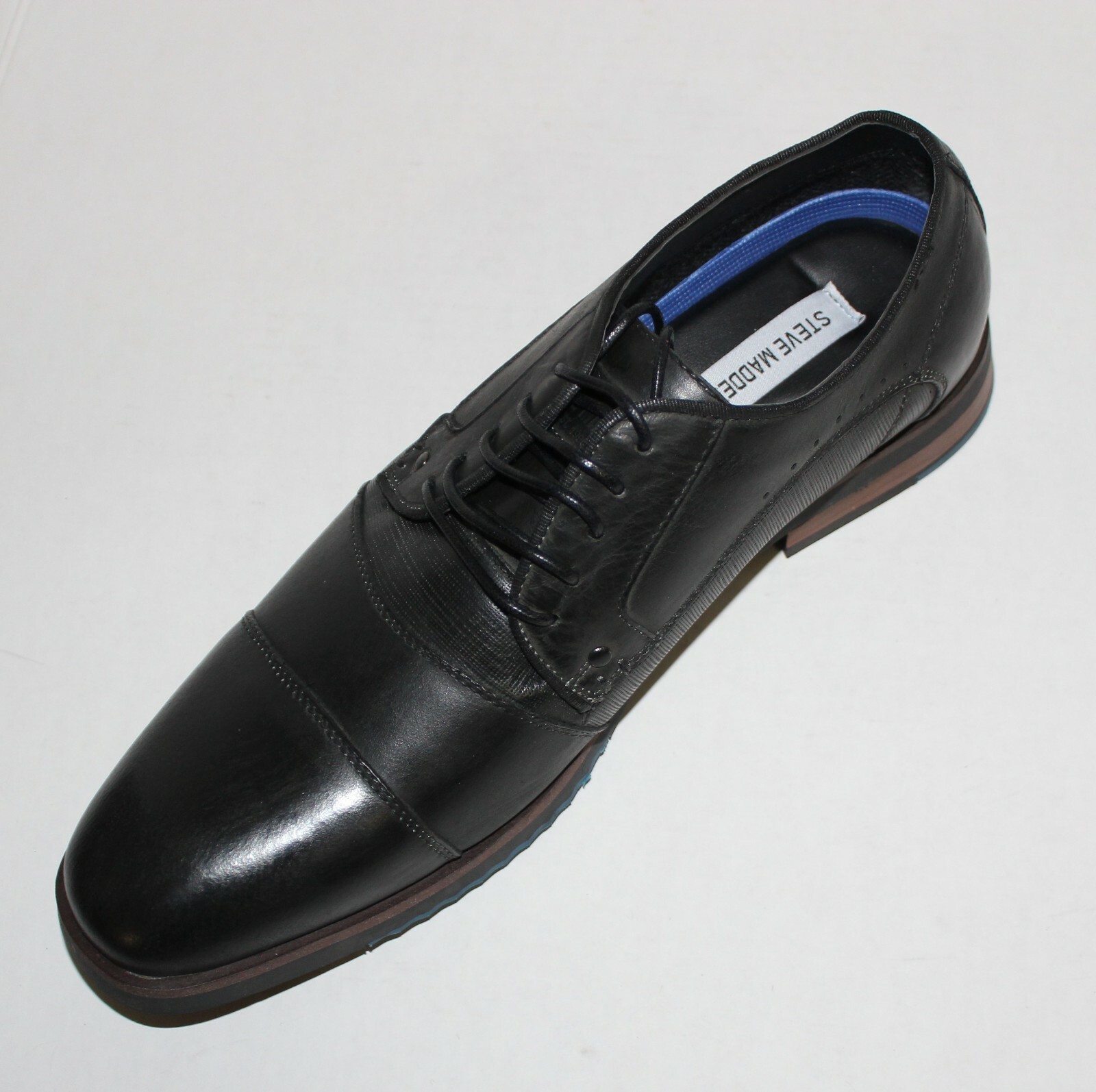 SAOLA STEVE MADDEN MALL BERRETTO PUNTA PELLE DERBY US 13