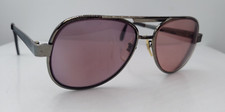 Vintage Airco Gunmetal Pilot Metal Sunglasses USA FRAMES ONLY