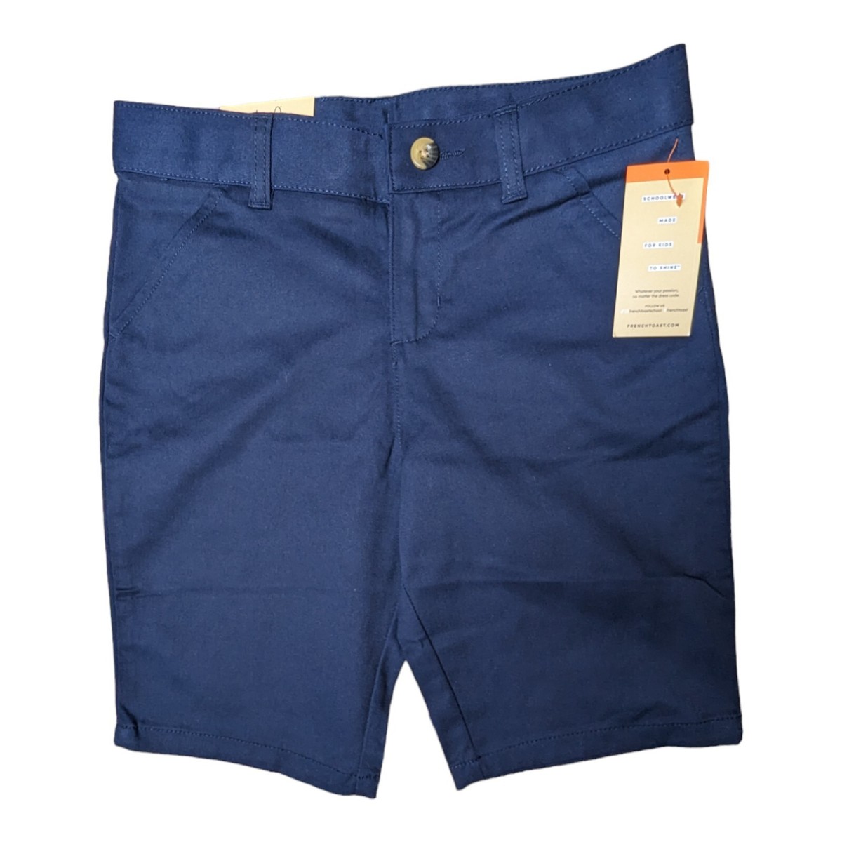 French Toast Boys Blue School Uniform Shorts Size 12