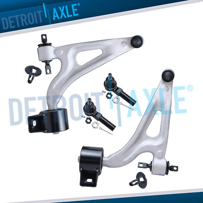 Front Lower Control Arm Outer Tie Rod Kit for 2004 2005 2006 2007 Ford Freestar