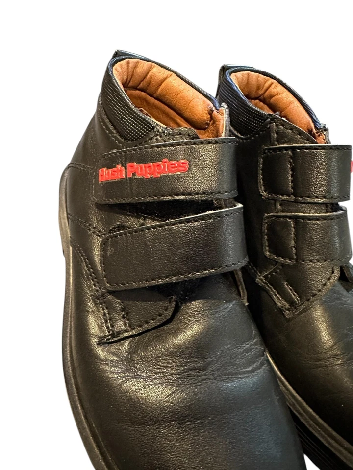 Hush Puppies Niños Unisex Cuero Zapato Bota Zapatos de Vestir - HP01156 Excelente Estado Foto 2 de 4