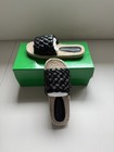 Bottega Veneta Black Nappa Weaving  Leather Sandal Sz 10B NWB/ Retail $990 — photo 1