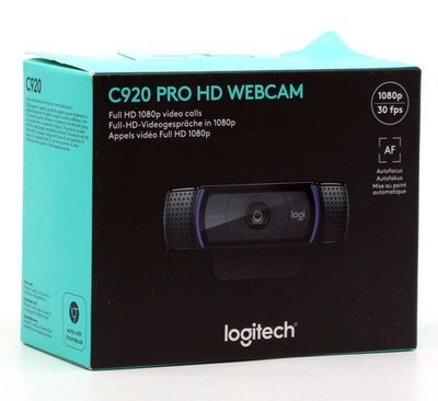 Logitech C920 Pro HD Webcam Full-HD 1080p, 78° Sichtfeld, Autofokus, USB