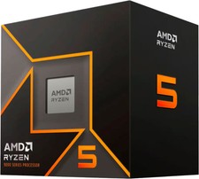 AMD - Ryzen 5 9600X 6-Core - 12-Thread 3.9 GHz 5.4 GHz Max Boost Socket AM5...