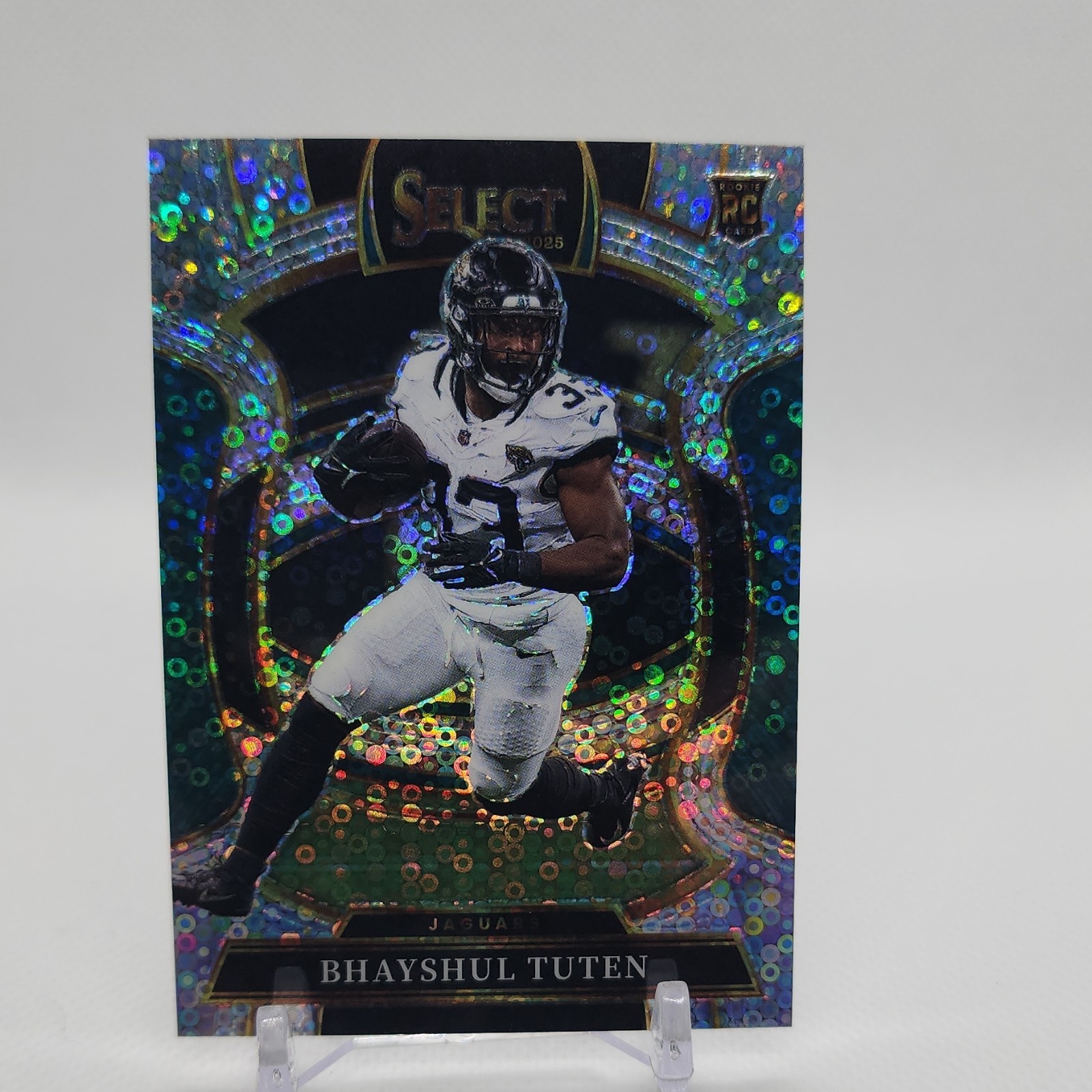 2025 Panini Select Prizm Rookie BhayShul Tuten #29 Jaguars  H2 exclusive disco