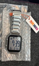 SKMEI Men Watch Rectangle Digital Wristwatch Full Steel Electronic Digital Watch