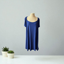 Robbie Bee Deep Blue Maxi Dress / SZ: 3X