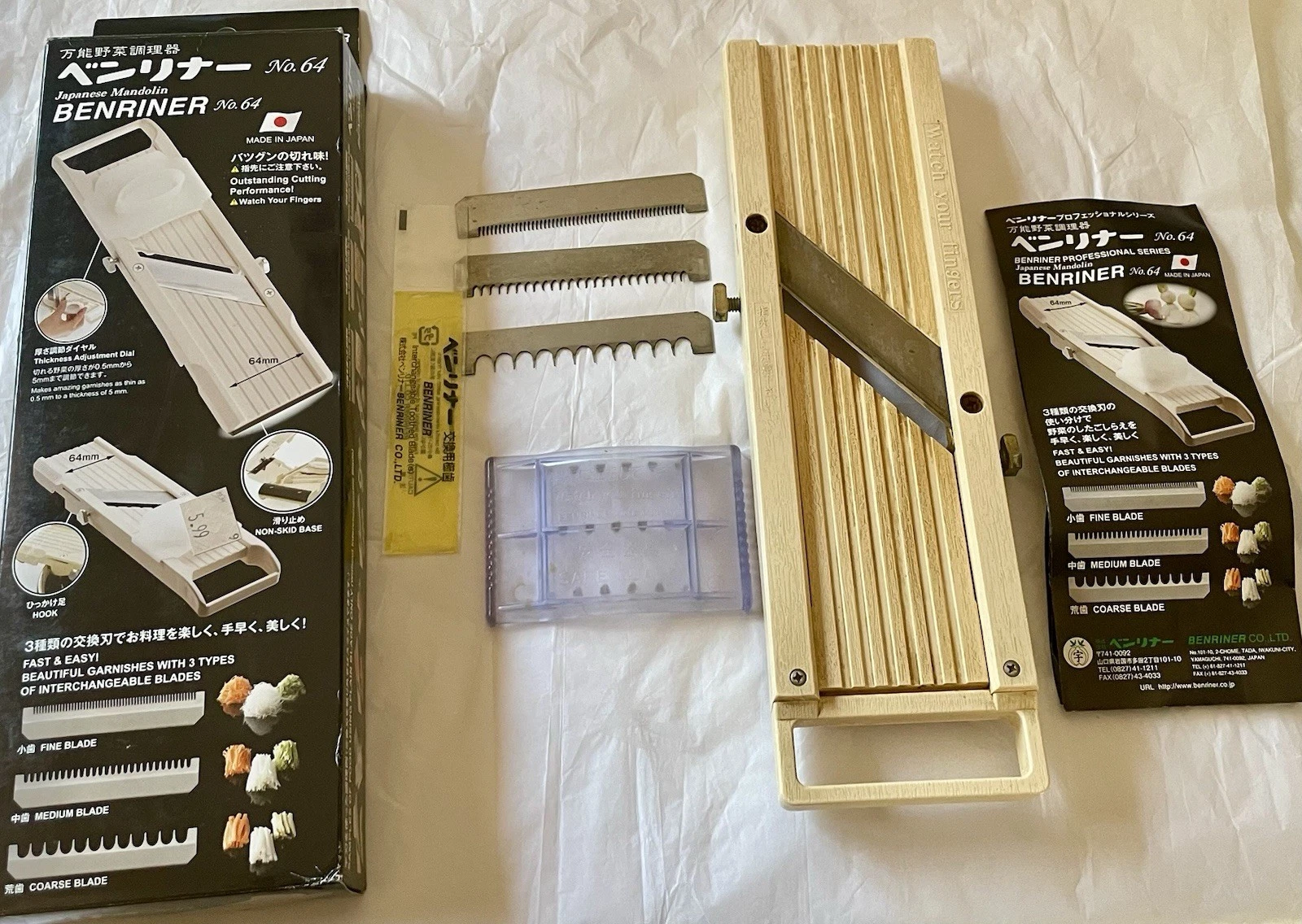 Benriner No 64 Japanese Mandoline Slicer Vegetable Sushi Salad Stir Fry’s Worn
Opens in a new window
