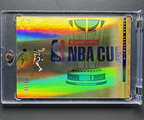 2024-25 Panini Photogenic Giannis Antetokounmpo #112 GOLD Prizm /10 Bucks