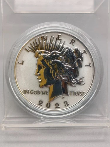 2023 S Reverse Proof Peace Silver Dollar in Capsule