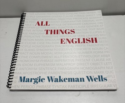 All Things English By Margie Wakeman Wells Pre-owned Book Is Used. See Pictures