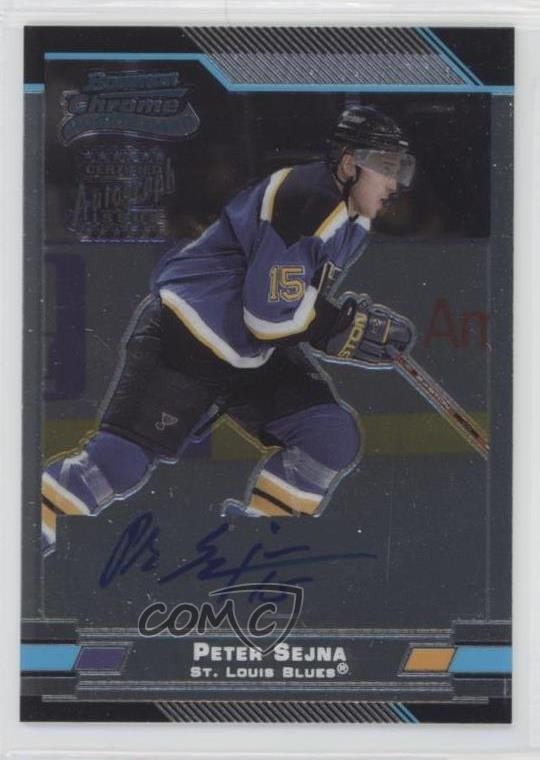 2003 Bowman Chrome Draft Picks & Prospects /250 Peter Sejna Rookie Auto RC uk2