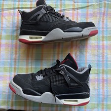 Jordan Air Jordan 4 Retro OG Bred Black Red L...
