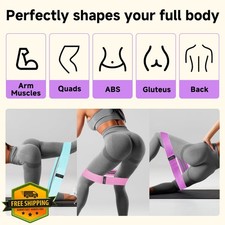 Fabric Resistance Bands Workout Bands for Women Men