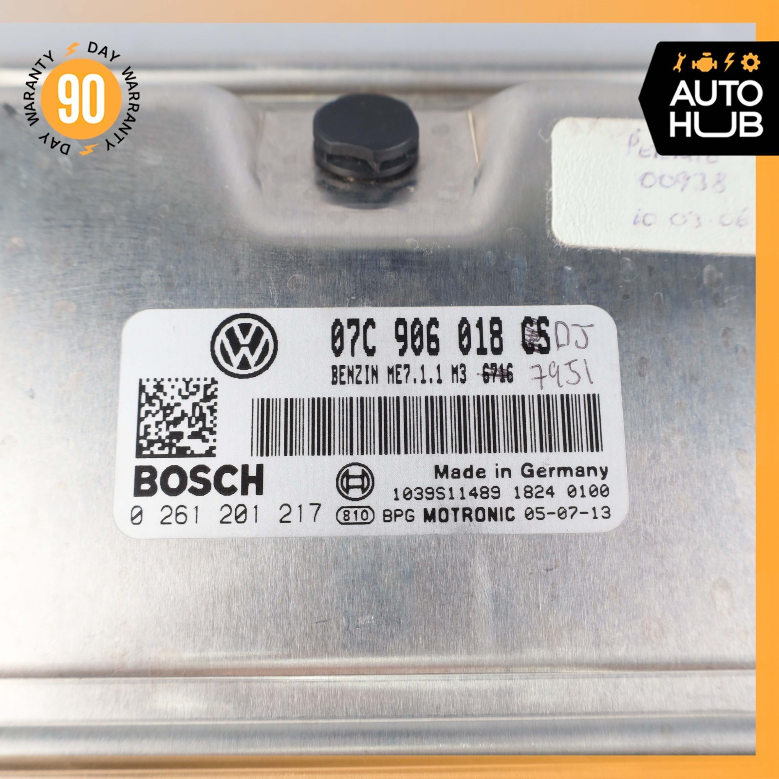 2006 Bentley Continental Flying Spur 6.0L W12 Engine Control Module ECU OEM 39k