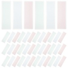 90 Sheets Washi Tape Holder: Sample Organizer Card, Plastic Grid Washi Tape