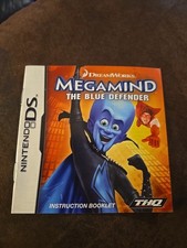 MEGAMIND THE BLUE DEFENDER Manual Only Nintendo DS  -- No Game