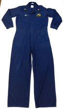 US Navy Utility Coveralls 46 Long SWO Blue P/C Work LCDR Officer Uniform 1999