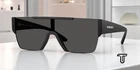 BURBERRY BE4291 346487 Matte Black Grey 38 mm Men's Sunglasses