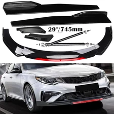 For Kia Optima Front Bumper Lip Spoiler Splitter Body Kit Side Skirt Rear