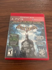 Batman Arkham Asylum PS3 PlayStation 3 Game of the Year Edition CIB Complete
