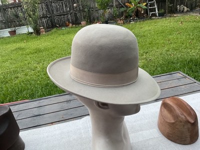 OUTSTANDING Vintage 1940s Stetson FLAGSHIP Beaver -7-1/8 Custom