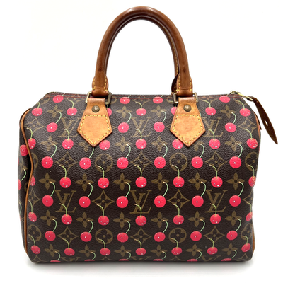 LOUIS VUITTON Speedy 25 Monogram Cherry Murakami M95009 Hnadbag