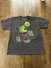 Disney Halloween Mickey Mouse Trick Or Treat Shirt Size Youth Small