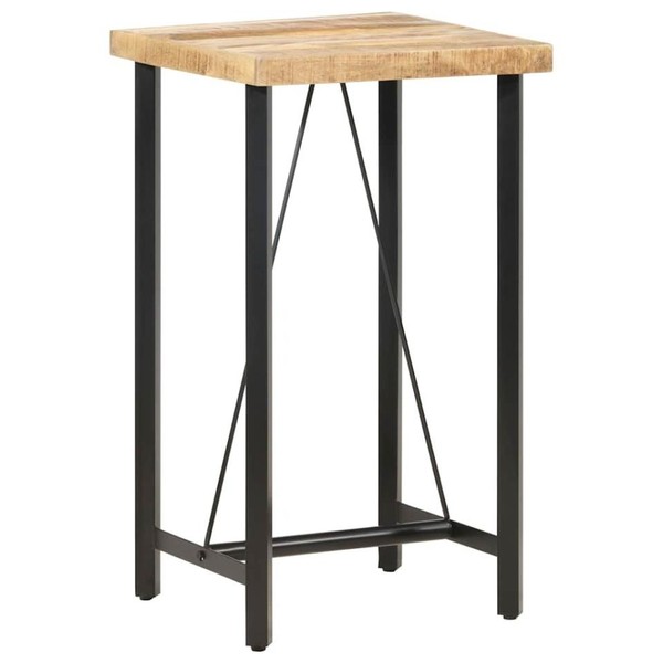 Bartisch 60X60X107 Cm Raues Mangoholz-image