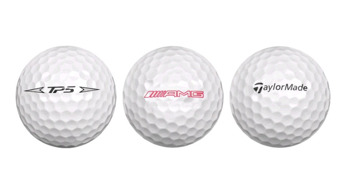 Balles de golf MERCEDES 3pcs TaylorMade : lot de 3 balles de golf officielles en édition limitée