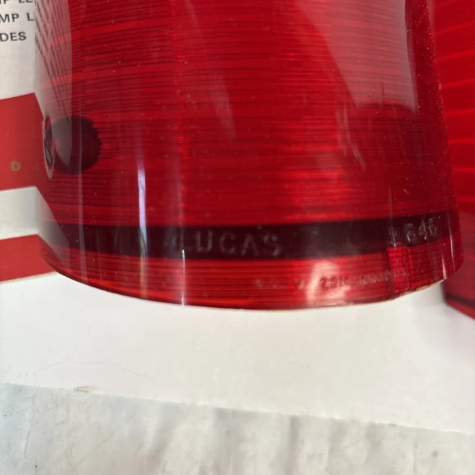 Объектив заднего/стоп-лампы MG Magnette MK III & MK IV Riley 4/68 4/72 новый из старых запасов Pr Lucas L464 - Изображение 4 из 4