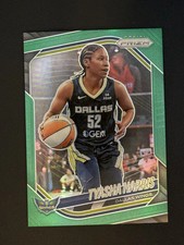 2025 Panini Prizm WNBA Tyasha Harris Green Prizm #130 Dallas Wings