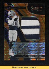 2021 Panini Select Neon Orange Pulsar Prizm 9/25 Simi Fehoko Auto READ 0pb4