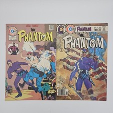 THE PHANTOM # 65 & 74 (CHARLTON 1975/1977) Frank Bolle And Don Newton Art