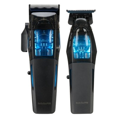 BaByliss PRO Dual Coil Motor Clipper + Trimmer Combo Bundle (Brand New)