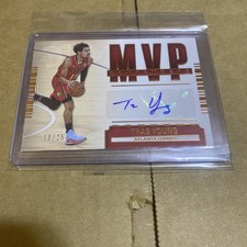 2020-21 Panini Contenders - MVP Contenders Autographs Trae Young 18/25