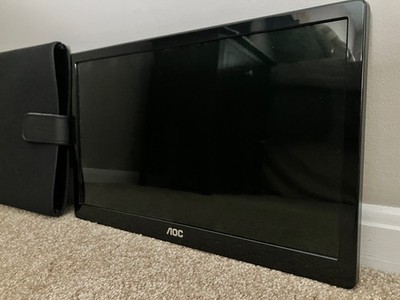 AOC LCD MONITOR & SOFT CASE(LED BACKLIGHT)