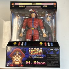 New Sealed Ultra Street Fighter II M. Bison 6" Scale Action Figure JADA TOYS 13