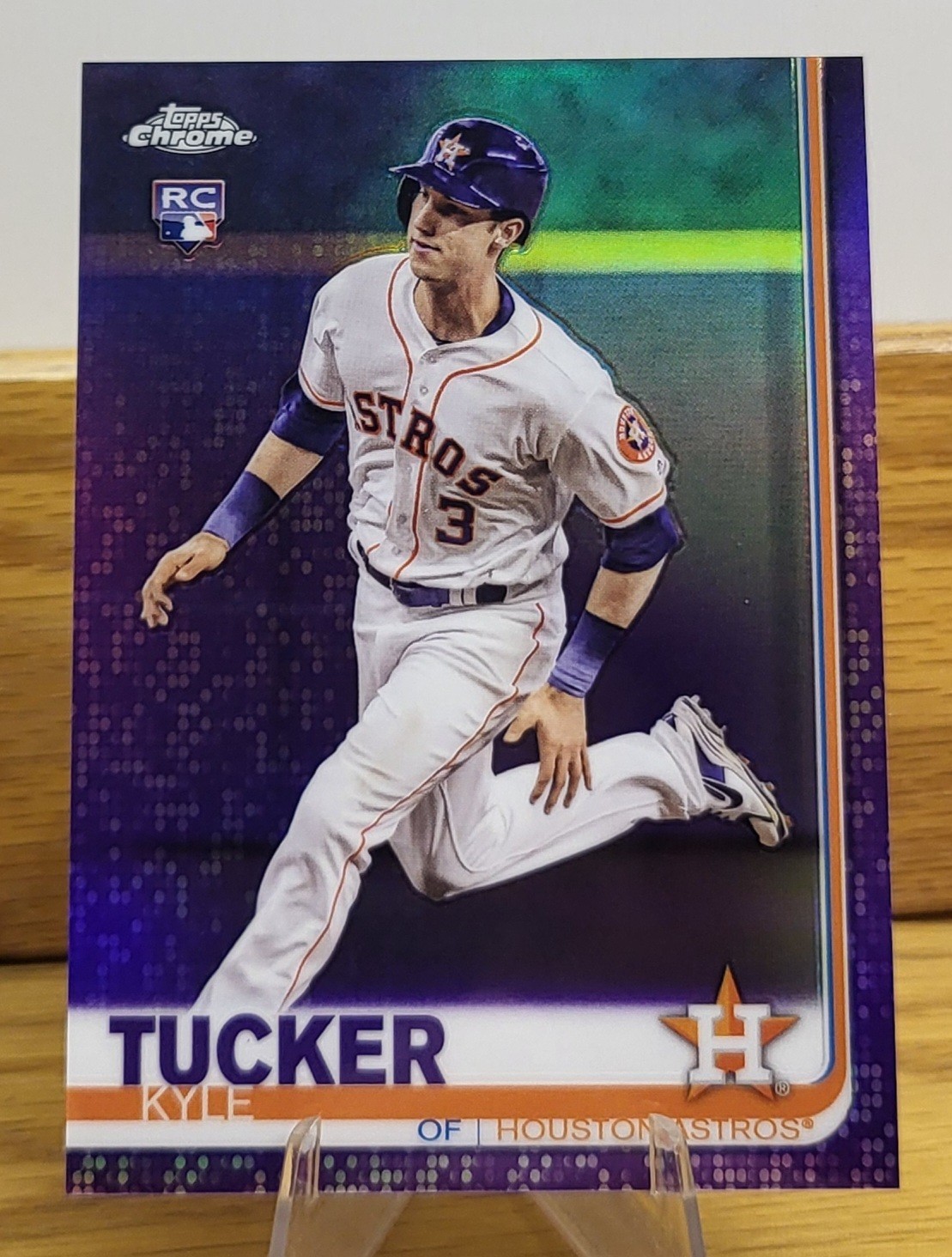 2019 Topps Chrome Purple Refractor Kyle Tucker ROOKIE /299 #39