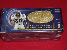 1999 Leaf Certified Football Hobby Box Factory Sealed RARE Check out Others
