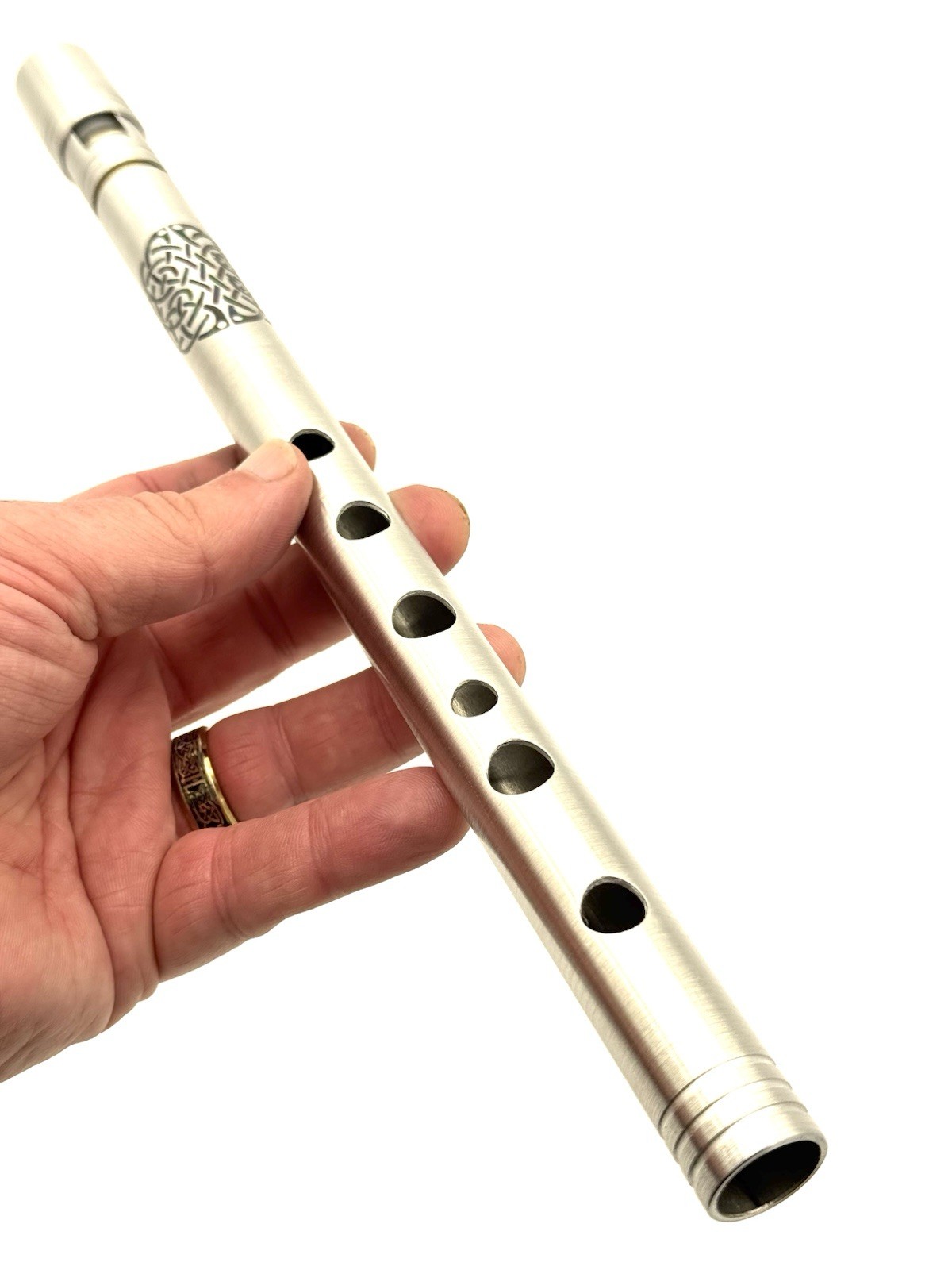 Signature Series Aluminum High C# Irish Tin Penny Whistle By Nick Metcalf Custom