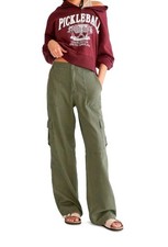   Aeropostale Olive Green Utility Cargo Pants Womens XS Regular Wide Leg NWT