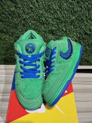 Size 12M/13.5W - Nike SB Dunk Low Grateful Dead Bears Green Sz 12M CJ5378-300 Pr