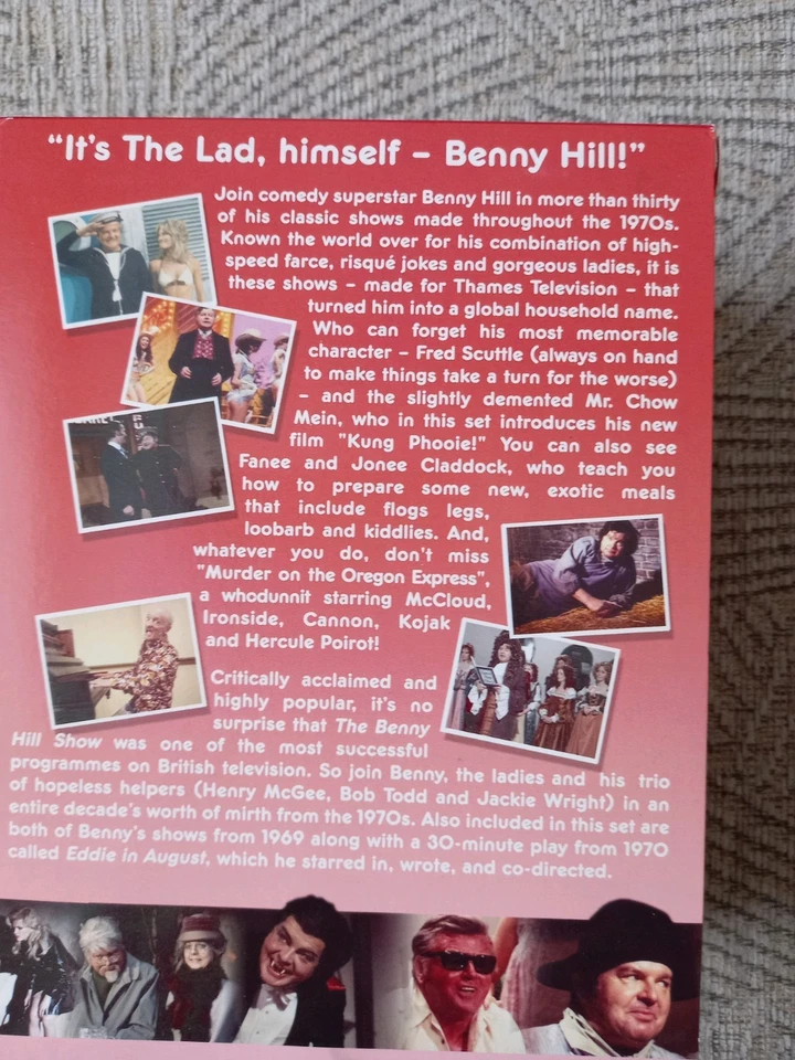 New (not sealed) - The Benny Hill Annuals 1970-79 Dvd boxset - Image 4 of 4