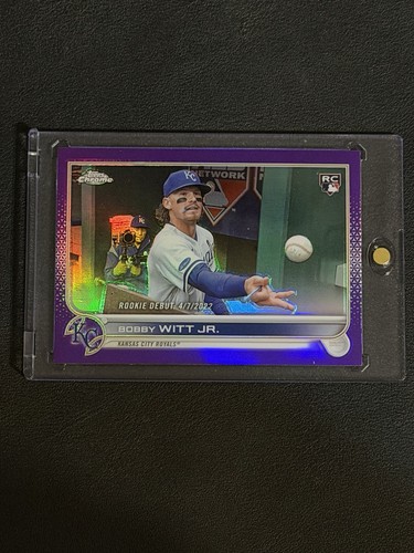 2022 Topps Chrome Update Bobby Witt Jr. #USC176 (RC) Purple Refractor