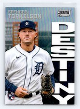 2022 Stadium Club Chrome Dynasty and Destiny #10B Spencer Torkelson RC Tigers