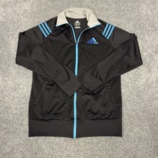 Adidas 2012 Women  s Climalite Running Jacket Full Zip Rare Color Size M Black