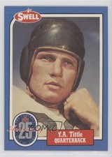 1988 Swell Football Greats Hall of Fame YA Tittle #115 HOF 0c4
